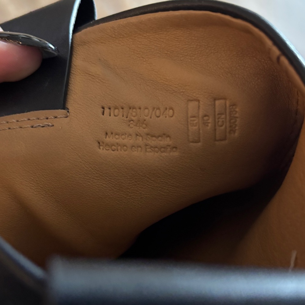 ZARA Black Leather Heeled Pull On Boots - Picture 7 of 7